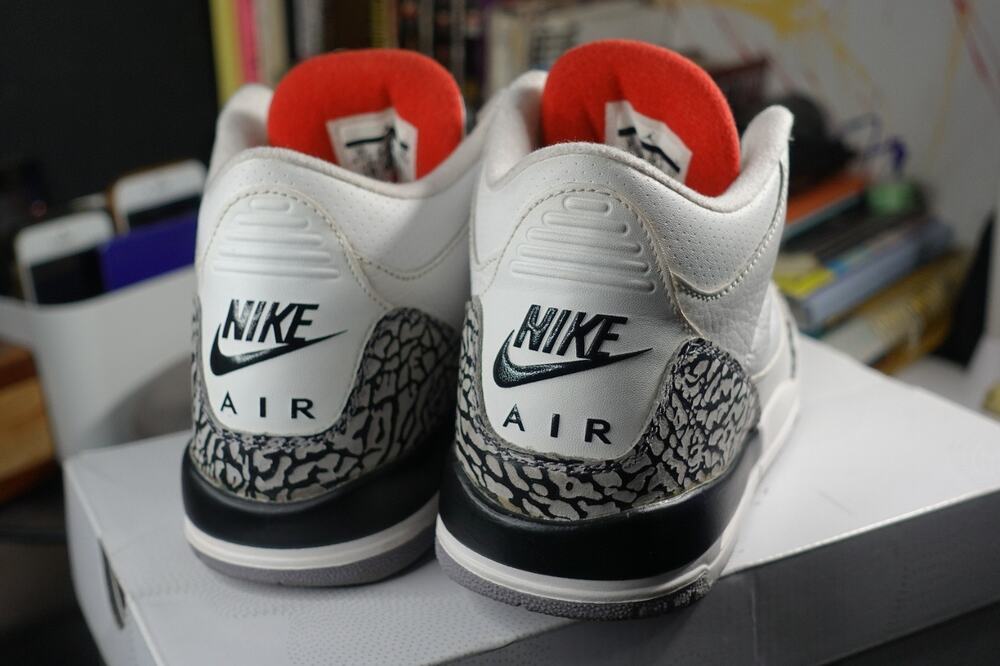 Nike Air Jordan 3 GS Retro '88' - White Cement | VNDS SZ 6Y